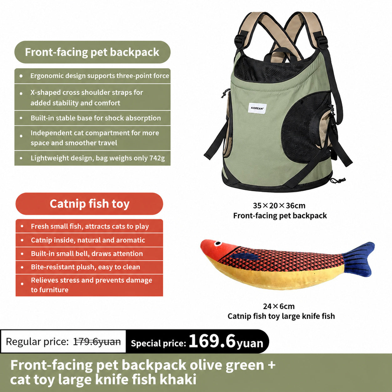 Hands-Free Mesh Pet Carrier
