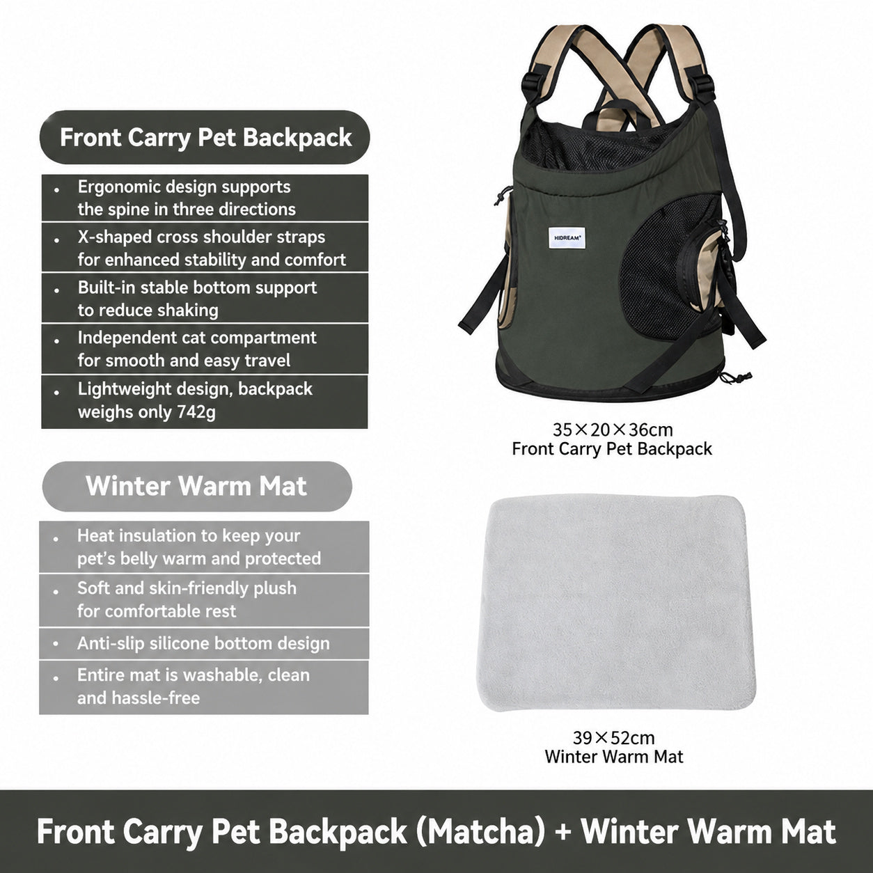 Hands-Free Mesh Pet Carrier