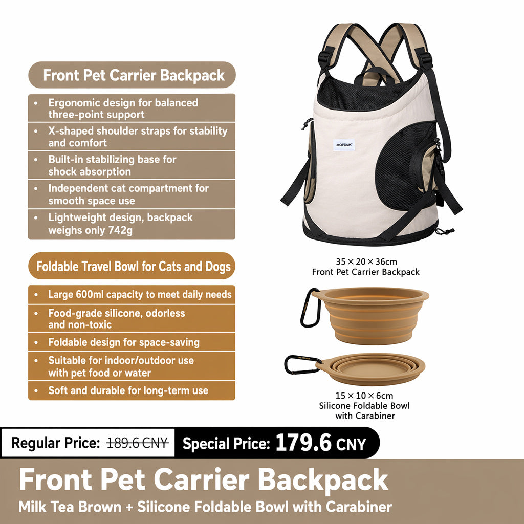 Hands-Free Mesh Pet Carrier