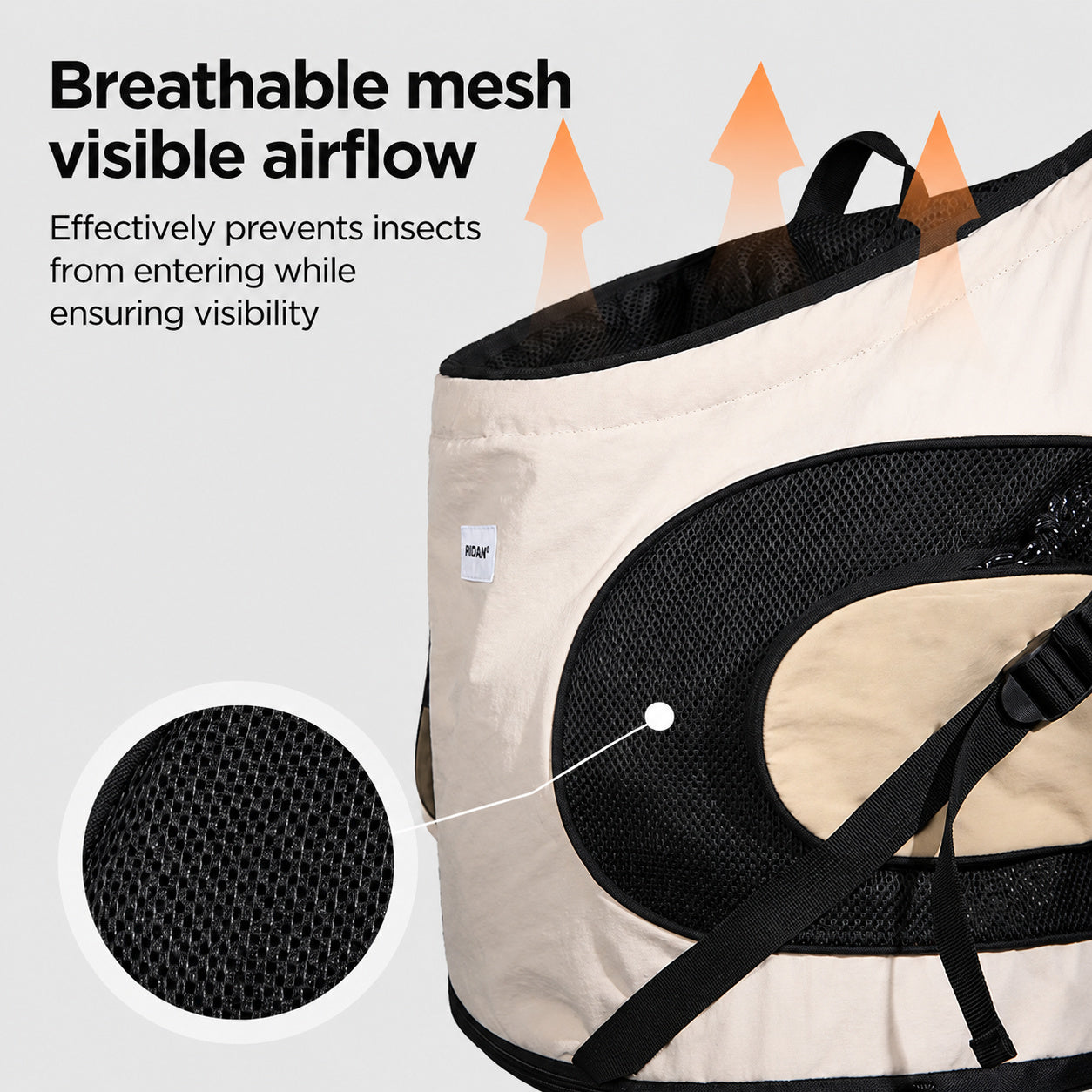 Hands-Free Mesh Pet Carrier