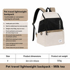 Mesh Cat Backpack Carrier