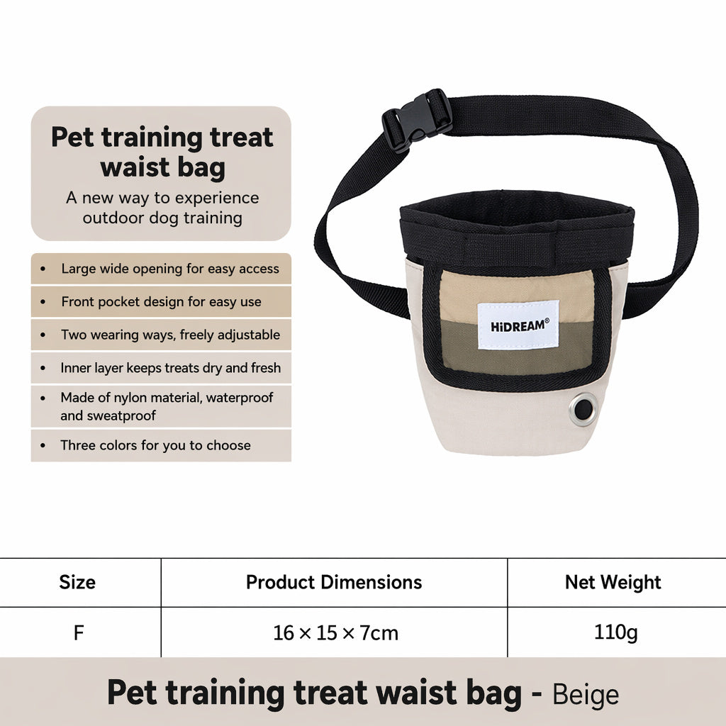 Color-Block Treat Trainer Belt