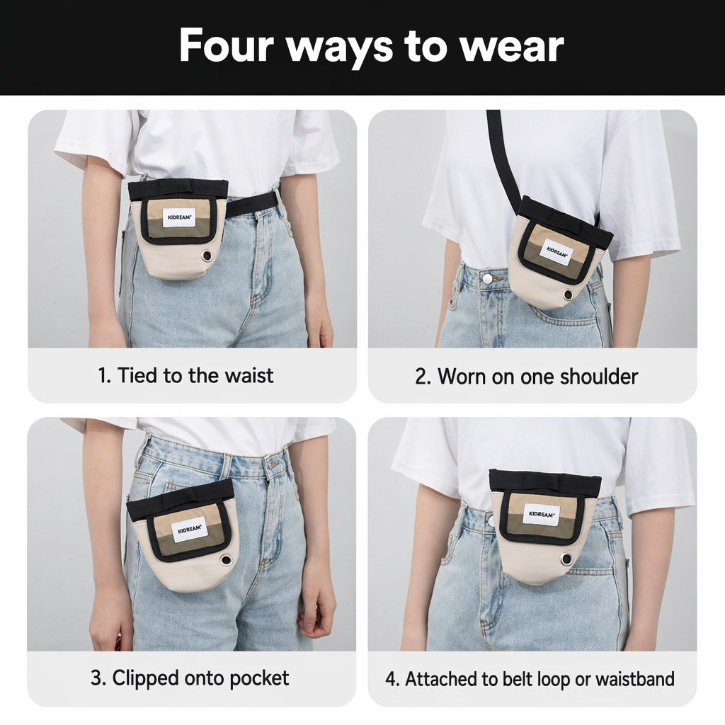 Color-Block Treat Trainer Belt