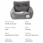Cloud-soft Pet Car Bed