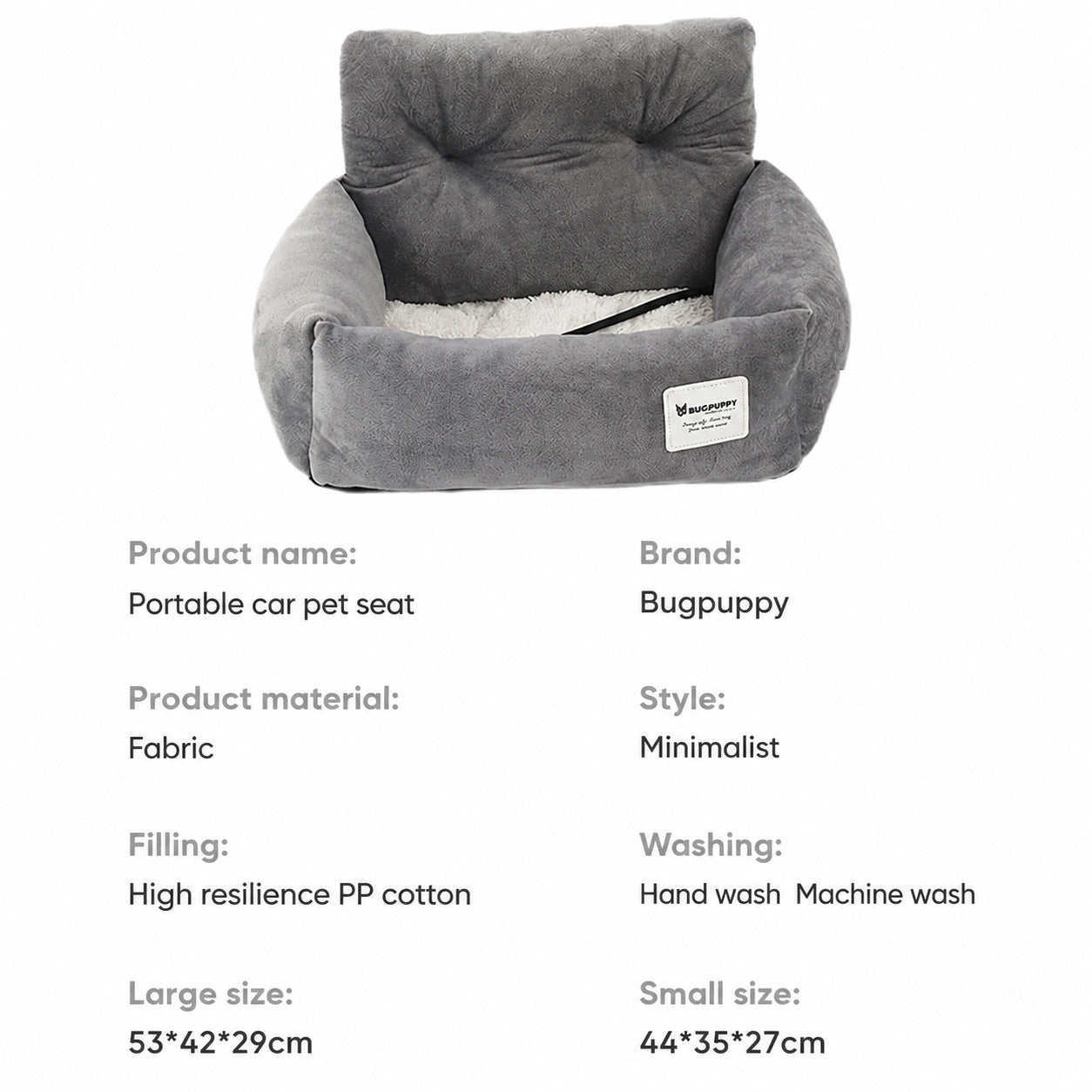 Cloud-soft Pet Car Bed