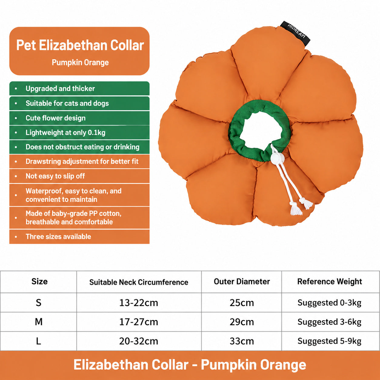 Waterproof Recovery Cat Collar