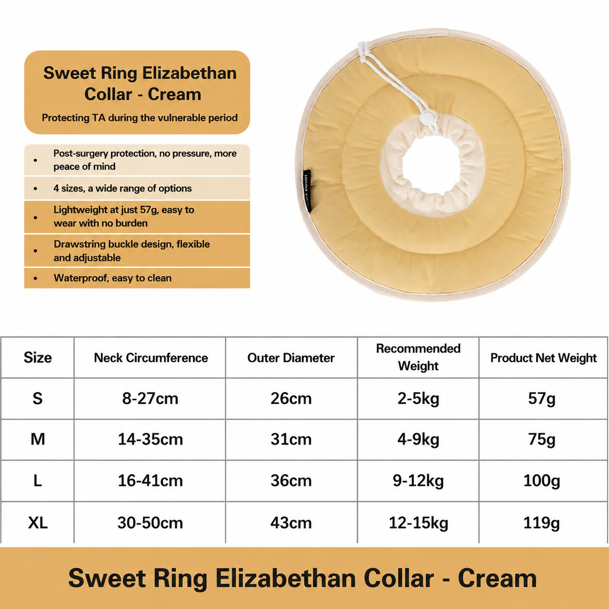 Featherlight Recovery Cat Collar