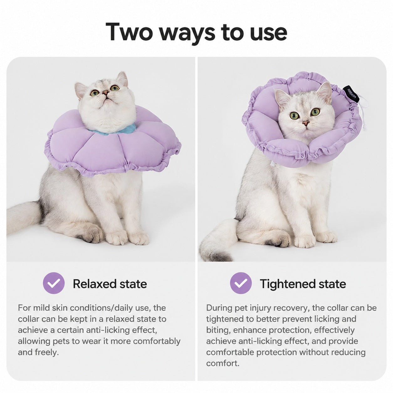 Petal-soft Recovery Cat Collar