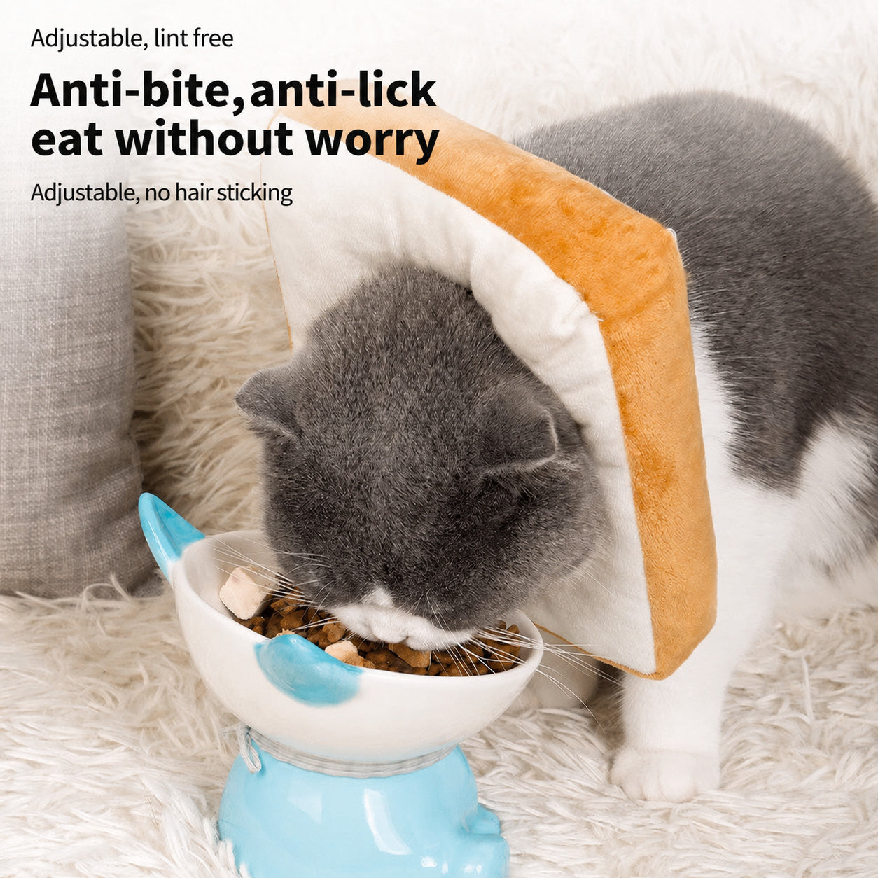 Plush Toast Recovery Collar