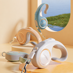 Smooth-glide retractable pet leash