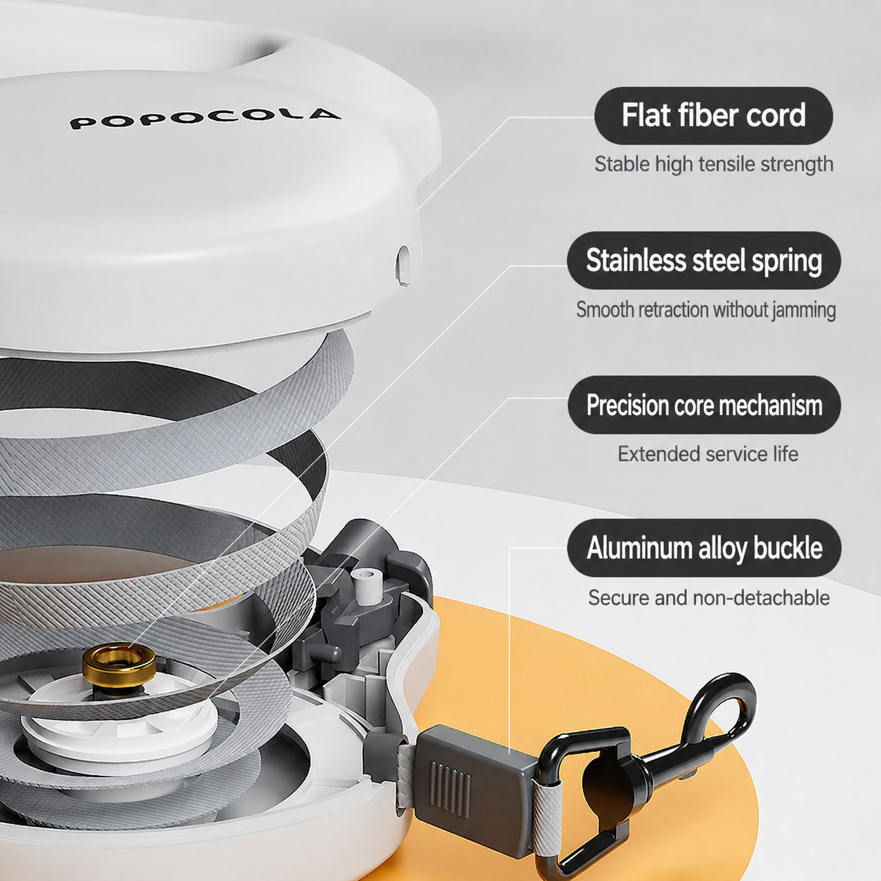 Ultralight One-touch Brake Leash