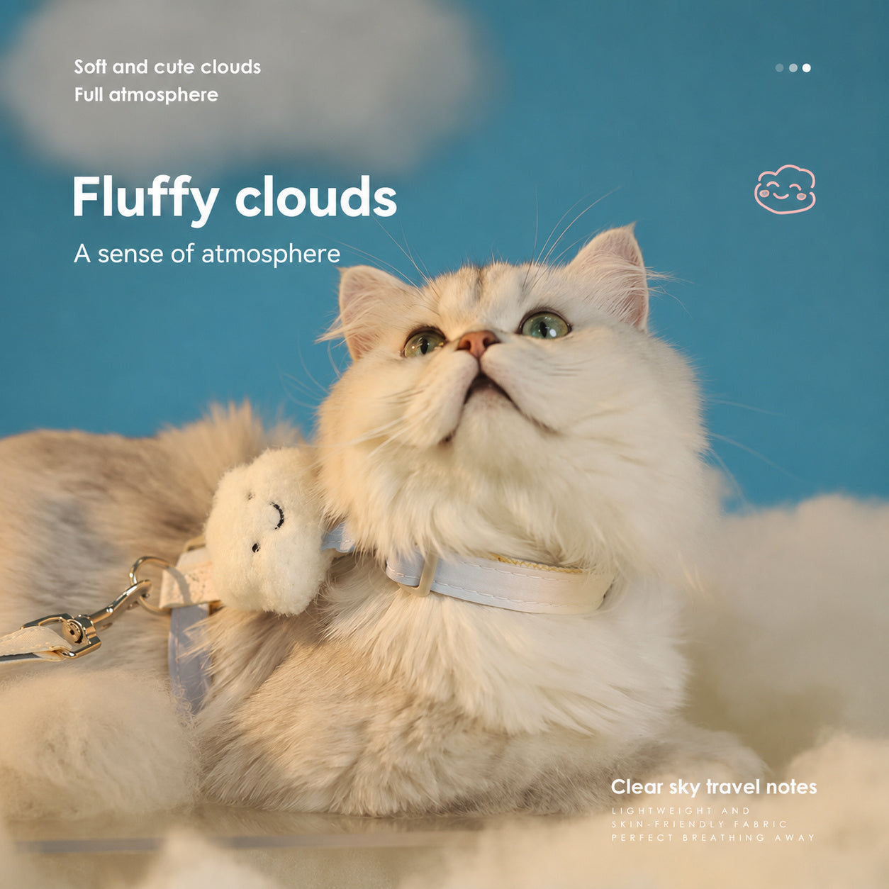 Gradient Cat Harness Leash Set