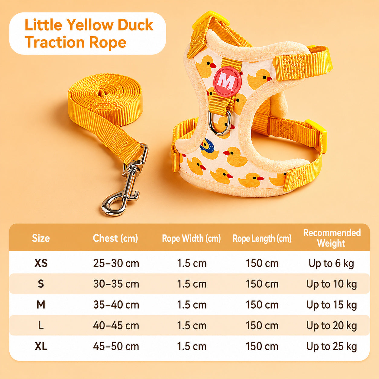 Soft Breathable Duckling Harness