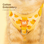 Cat Harness Set With Duck Print