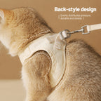 Bunny Embroidered Cat Harness