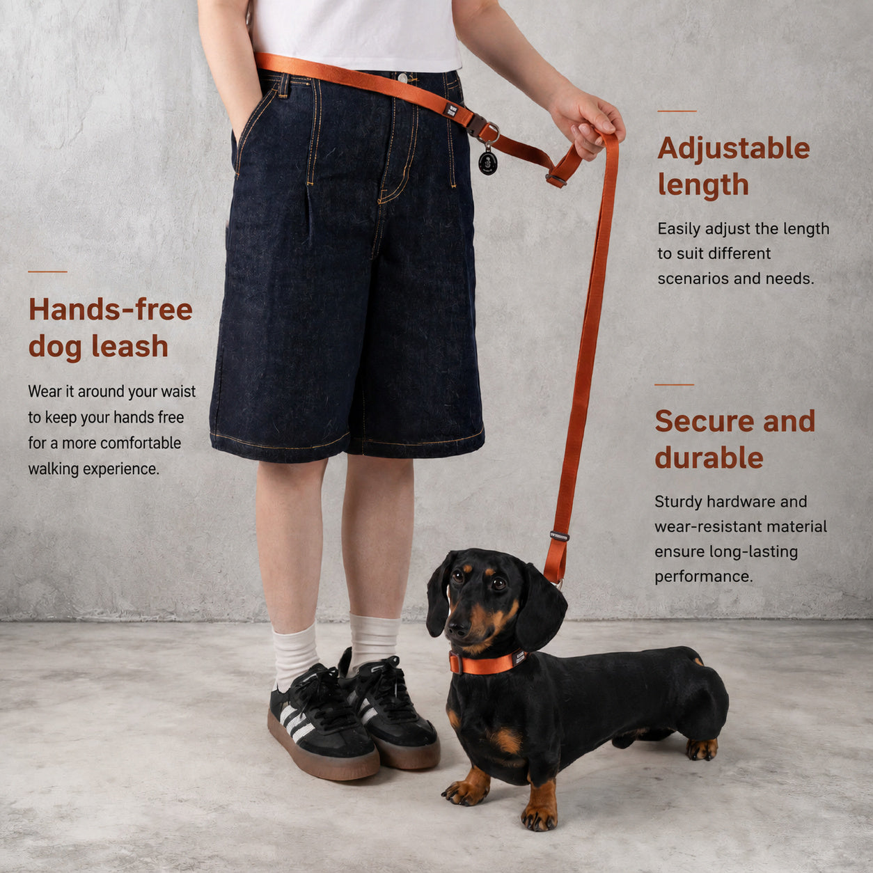 Multi-way Hands-free Leash