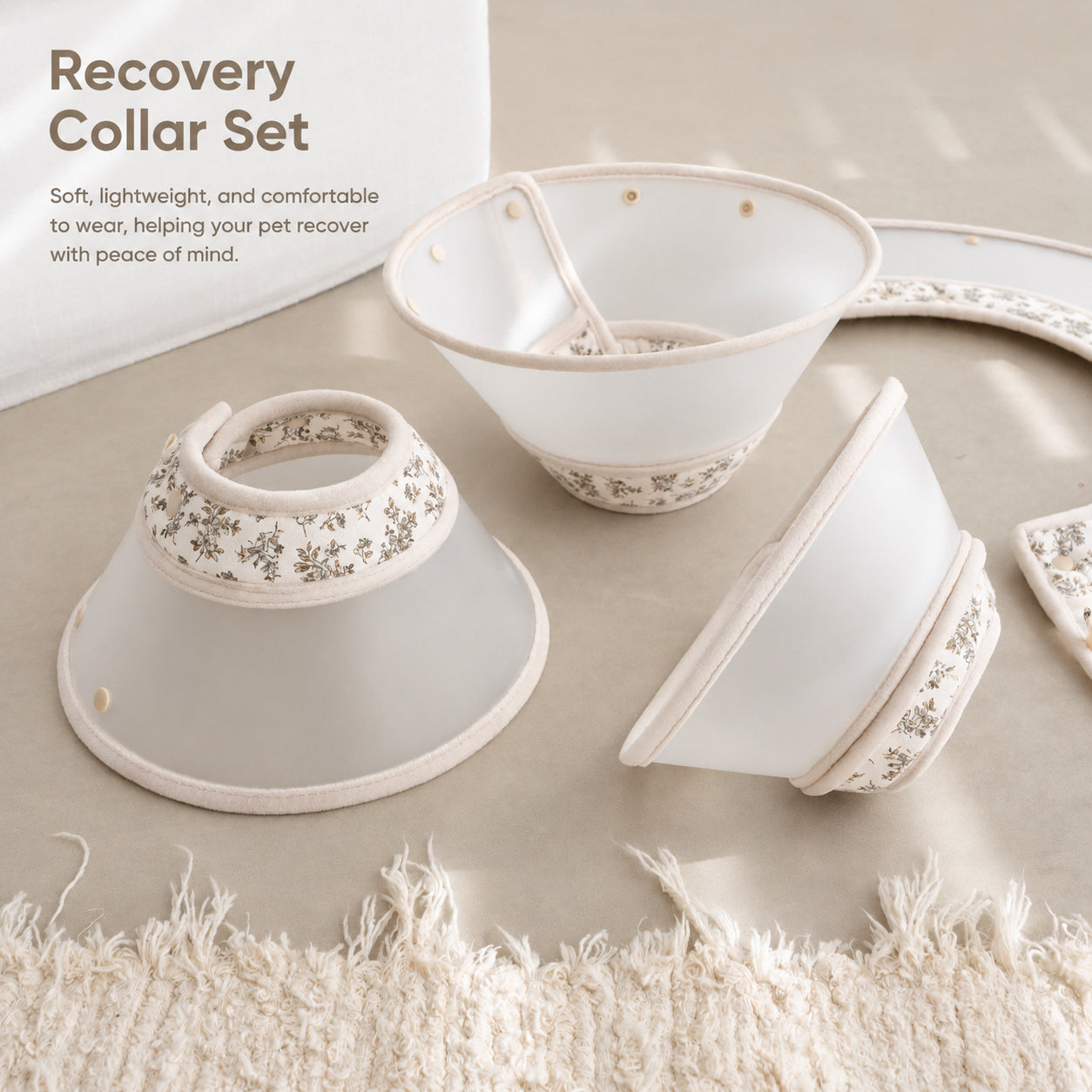 Floral Antibacterial Recovery Collar