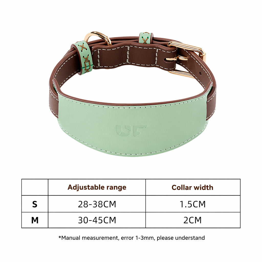 Genuine Leather Sighthound Collar