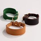 Top-grain Leather Dog Collar