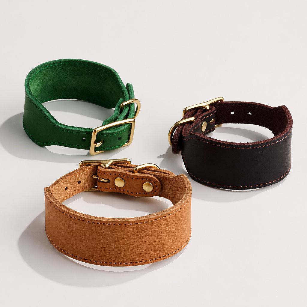 Top-grain Leather Dog Collar