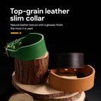 Top-grain Leather Dog Collar