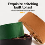 Top-grain Leather Dog Collar