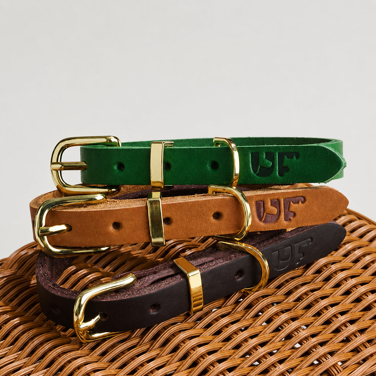 Top-grain Leather Dog Collar