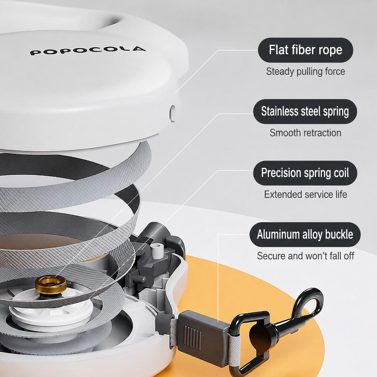 Retractable Leash With One-touch Brake