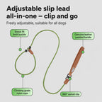Leather-handle Slip Lead