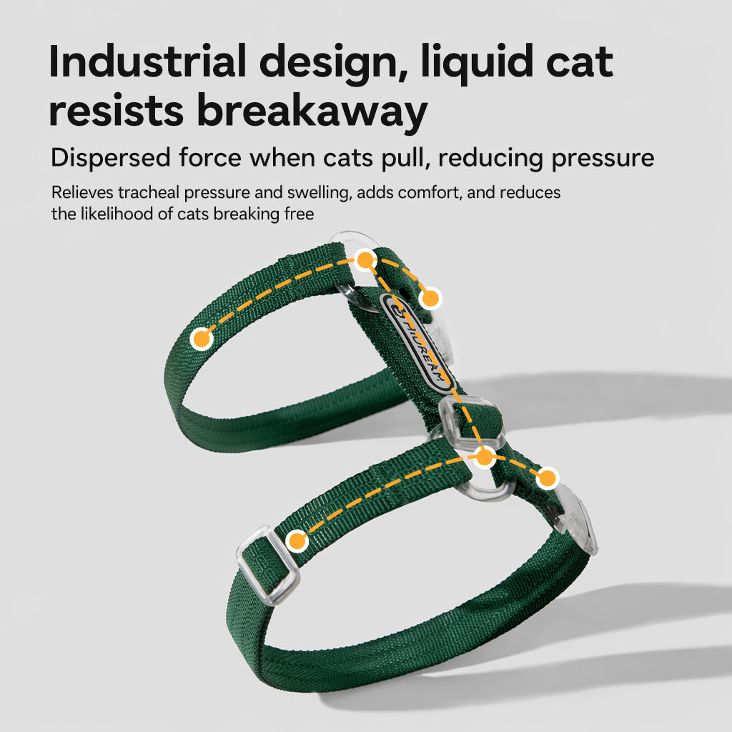 Escape-resistant Cat Harness Set