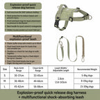 Hands‑Free Dual‑Clip Dog Leash