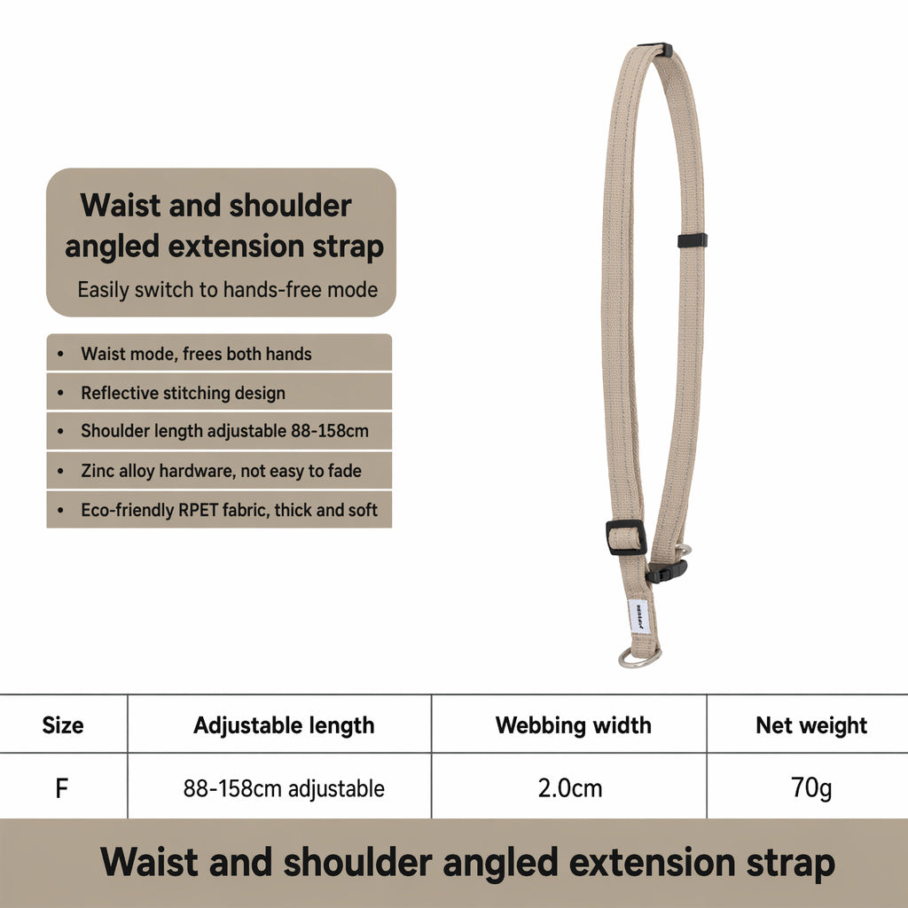Hands‑Free Dual‑Clip Dog Leash