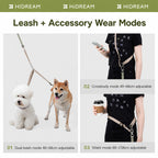 Hands‑Free Dual‑Clip Dog Leash