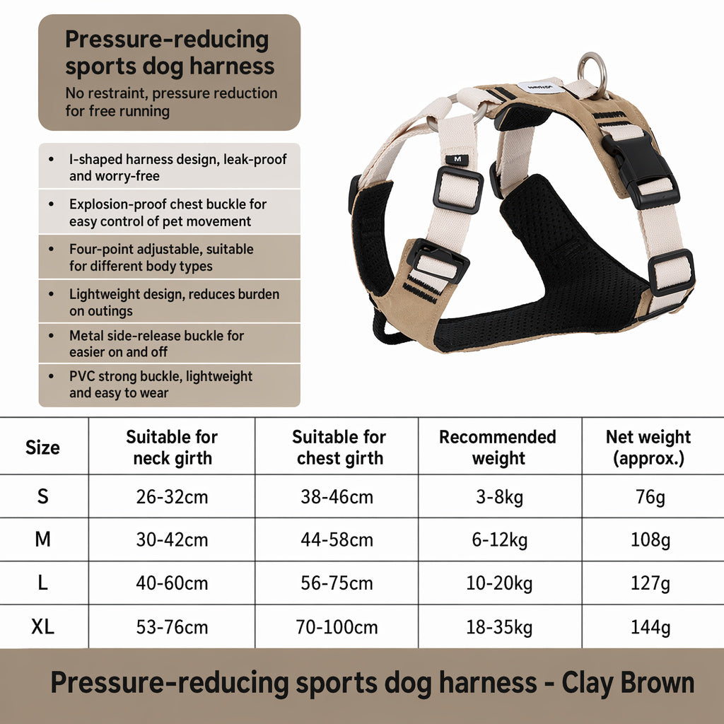 Breathable Mesh No-pull Harness
