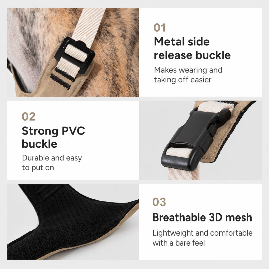 Breathable Mesh No-pull Harness