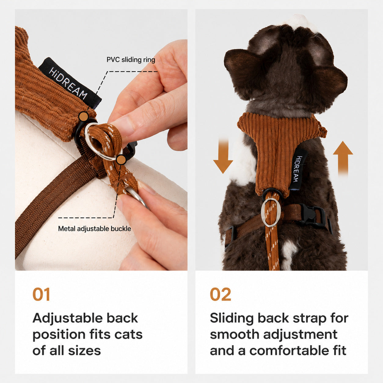 H-frame Harness Leash Set