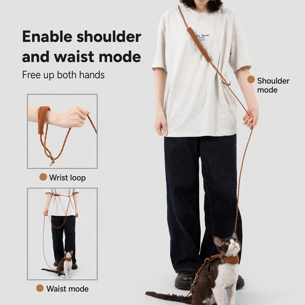H-frame Harness Leash Set