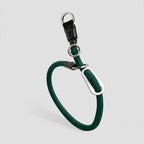 Pine-green Semi-slip Leash Collar