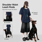 Pine-green Semi-slip Leash Collar