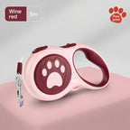Paw-print Retractable Leash