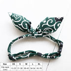 Swirl Bow Bandana Collar
