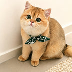 Swirl Bow Bandana Collar