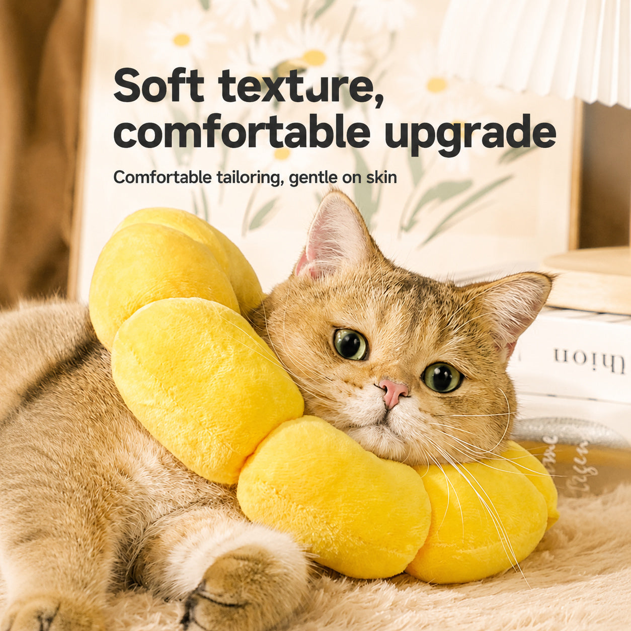 Daisy Donut Soft Pet Neck Pillow