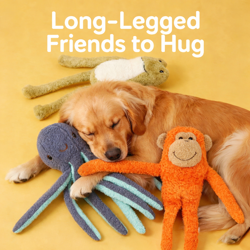 Long-leg Plush Squeak Toy