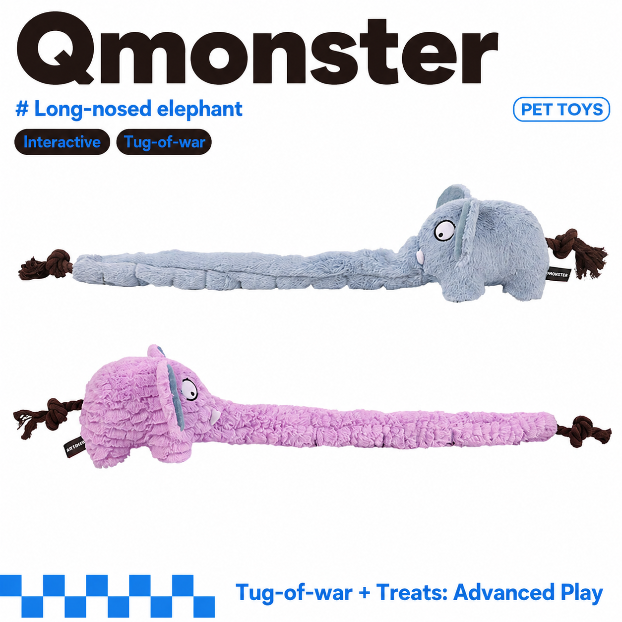 Long-Nose Elephant Treat Tug
