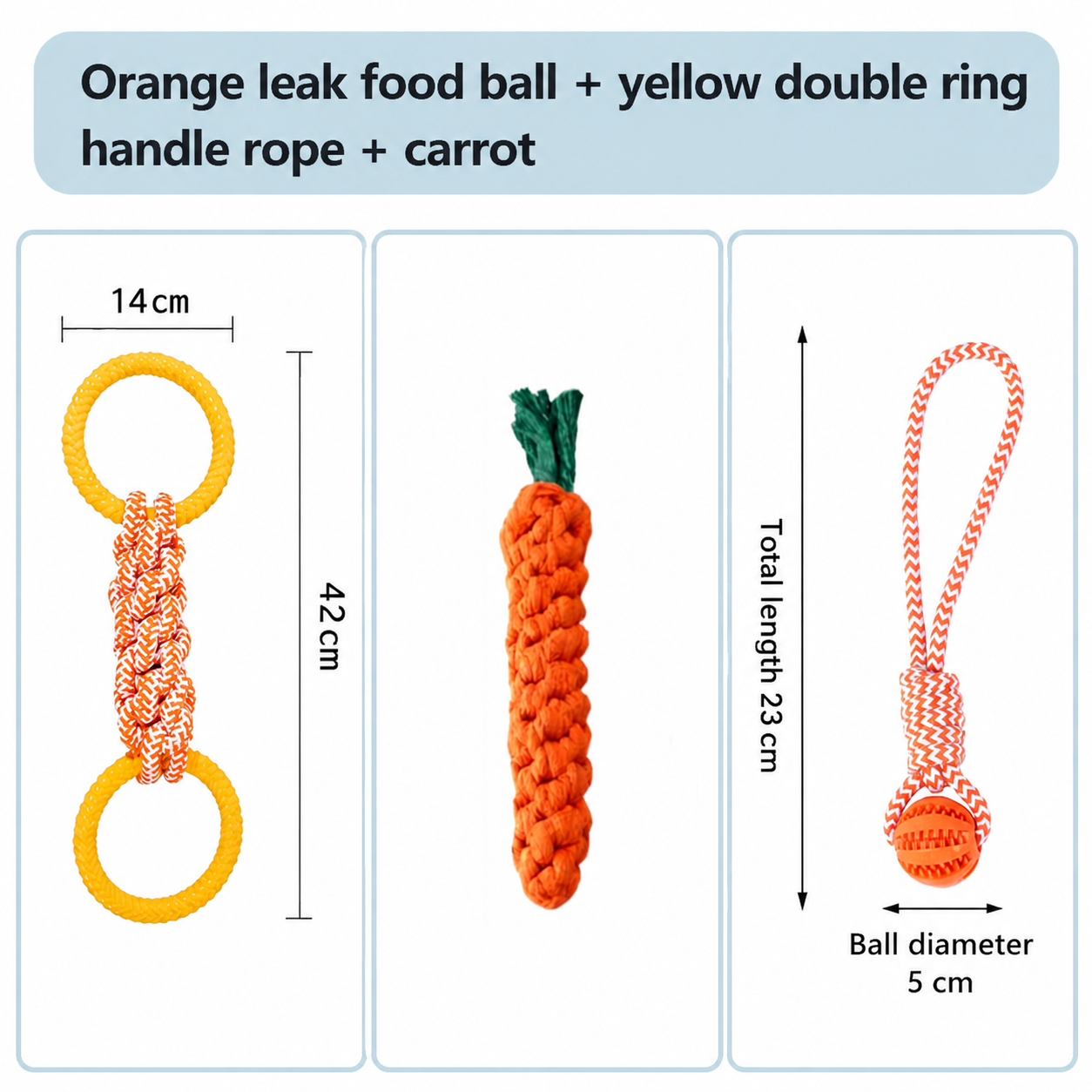 Durable Rope Dental Ball