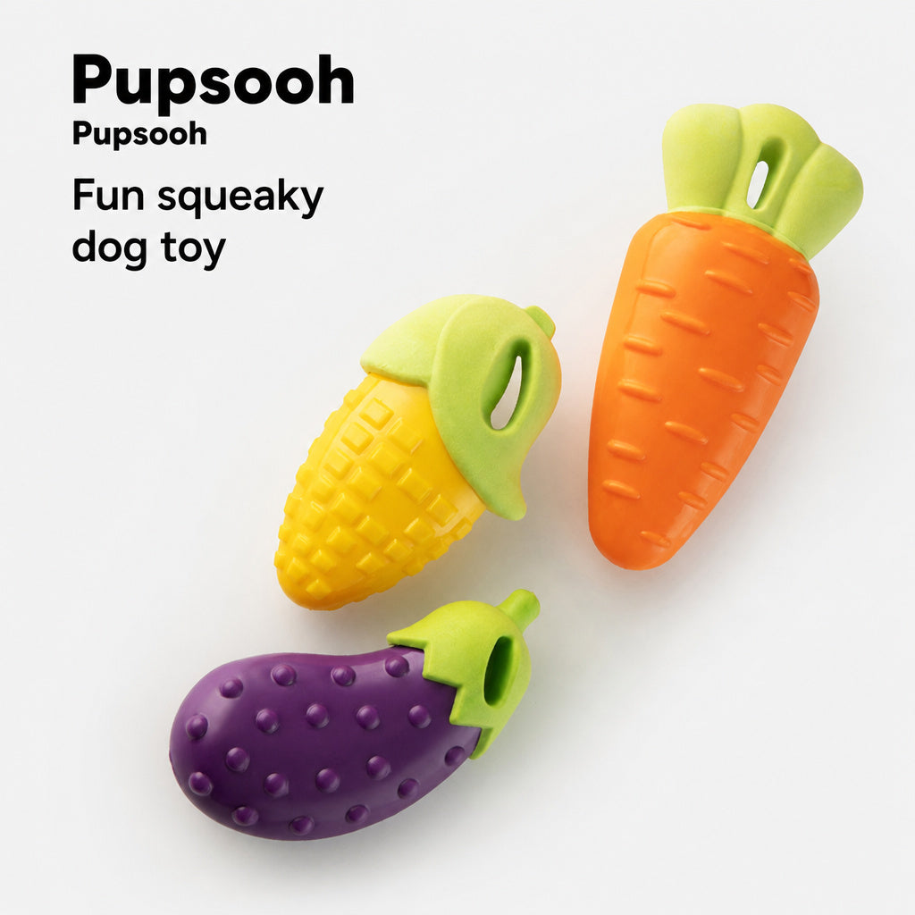 Veggie Squeak Chew Toy