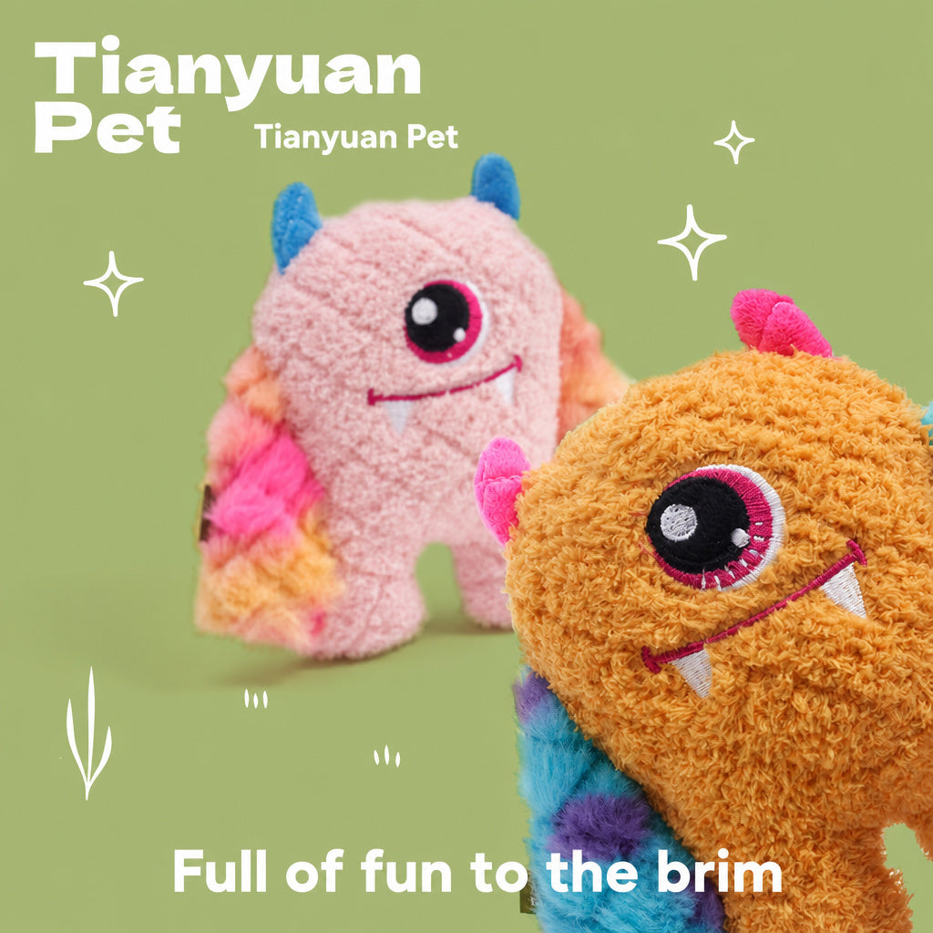 Alien Monster Squeaky Plush Toy