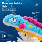 Squeak Tug Squid Plush