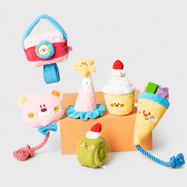 Pastel Crinkle Treat-hide Toy